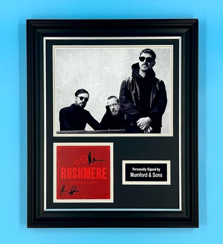 Mumford sons signed photo - mumford, &