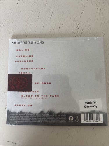 Mumford sons rushmere - sons, cd